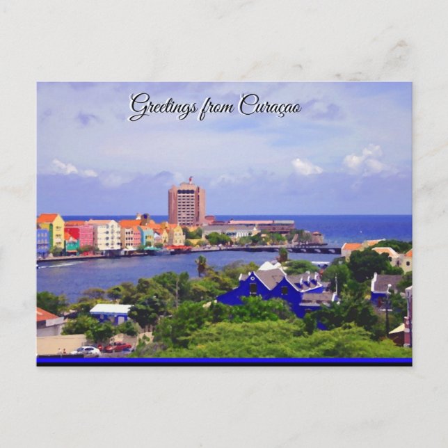 Carte Postale Pundaside de Willemstad Curacao sur Postcard (Devant)