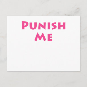 Carte Postale Punir moi