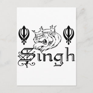 Carte Postale Punjabi Khanda Sikh Khalsa Design Marchandises