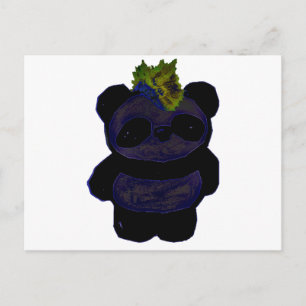 Carte Postale Punk Rock Panda 2