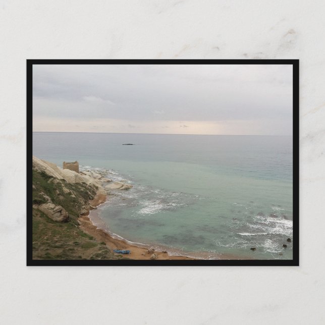 Carte Postale Punta Bianca, Sicile (Italie) (Devant)