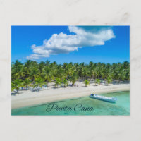 Punta Cana Belle Plage Tropicale Sableuse Palmiers