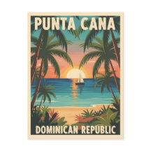 Punta Cana Dominican Republic Tropical Sunset 