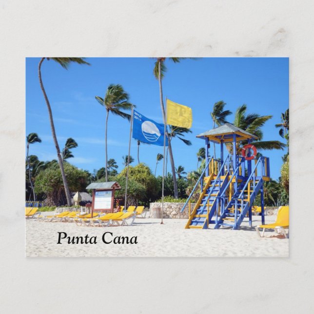Carte Postale Punta Cana en République Dominicaine (Devant)