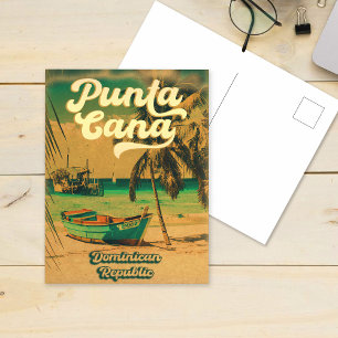 Carte Postale Punta Cana République Dominicaine - Souvenir Rétro
