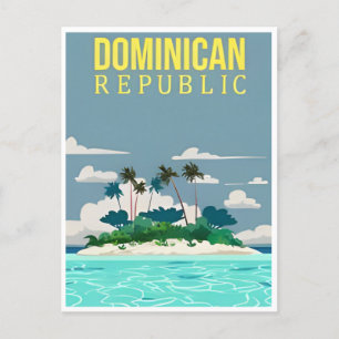 Carte Postale Punta Cana République Dominicaine Travel Art Vinta