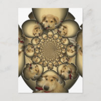 Puppy Kaleidoscope Art Print