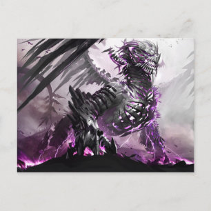 Carte postale Purple Dragon 5   Salutation Imagina