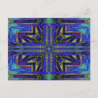 CARTE POSTALE PURPLE ET OR NASMA 11