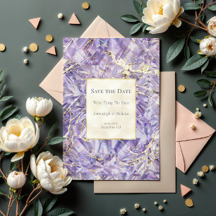 Carte Postale Purple Euphoria Spinel Gemstone Enregistrer la dat