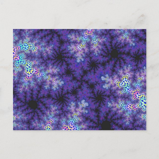 Carte Postale Purple Pastel Speckle (Devant)