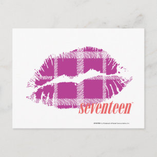 Carte Postale Purple plaid