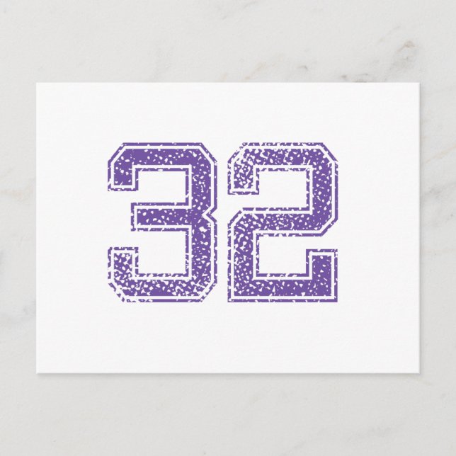 Carte Postale Purple Sports Jerzee Numéro 32.png (Devant)