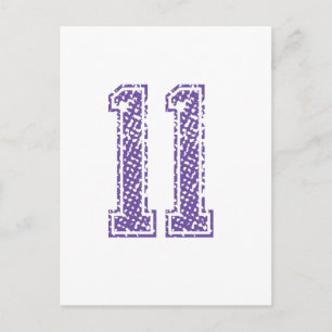 Carte Postale Purple Sports Numéro de Jerzee 11.png