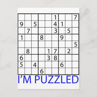 Carte Postale Puzzle Sudoku