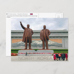Carte postale Pyongyang, Corée du Nord