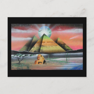 Carte postale Pyramide.