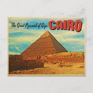 Carte Postale Pyramide de Gizeh Le Caire Égypte