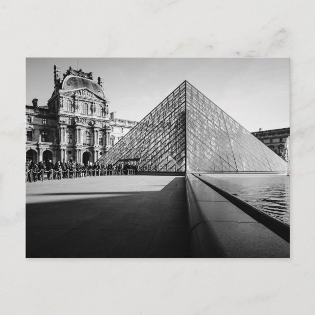 Carte Postale Pyramide du Louvre 2 (Devant)