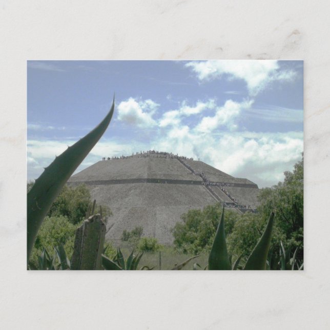 Carte Postale Pyramide du Soleil, Teotihuacan, Mexique (Devant)