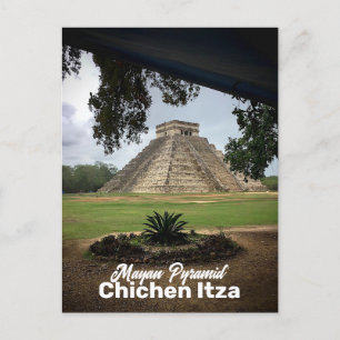 Carte Postale Pyramide maya CHICHEN ITZA Souvenir de voyage