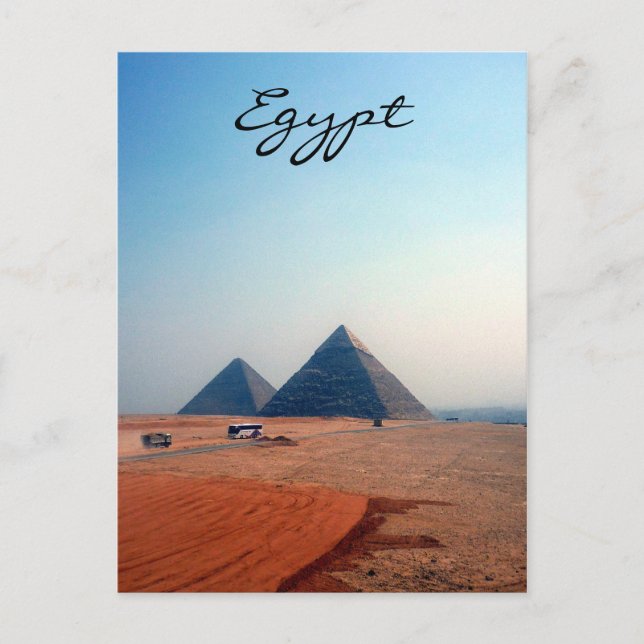 Carte Postale pyramides égypte (Devant)