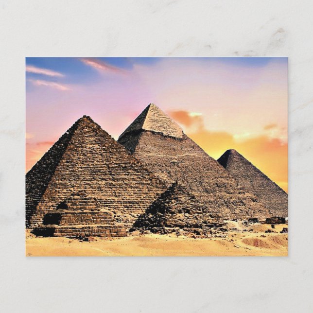 Carte Postale Pyramides égyptiennes (Devant)