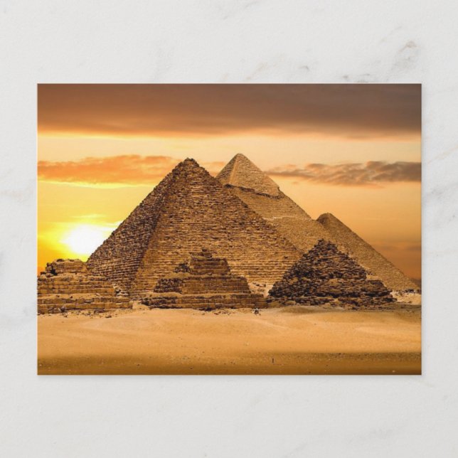 Carte Postale Pyramides égyptiennes (Devant)