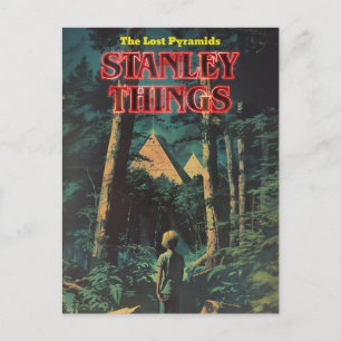 Carte Postale Pyramides perdues à l'air rétro Stanley Things