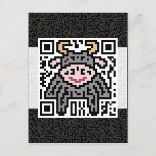 Carte Postale QR Code de l'Ox