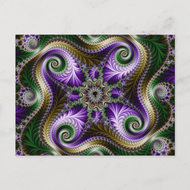 Carte postale "Quadra" fragile (Devant)