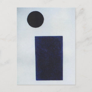 Carte Postale Quadrilatère et le cercle par Kazimir Malevich