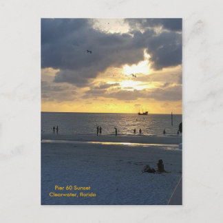 Carte Postale Quai 60 au coucher du soleil