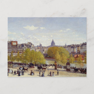Carte Postale Quai de Louvre, Paris - Claude Monet