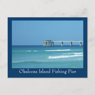 Carte Postale Quai de pêche de l'île d'Okaloosa