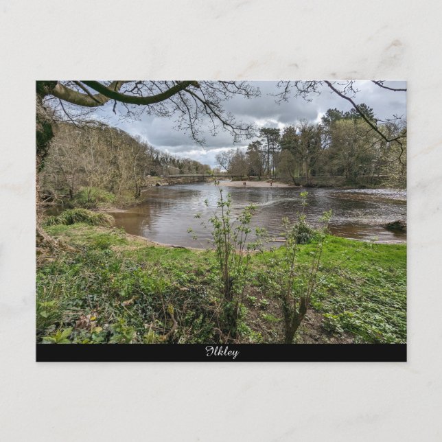 Carte Postale Quai de rivière (Devant)