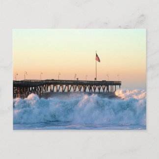 Carte Postale Quai d'orage d'Ocean Wave