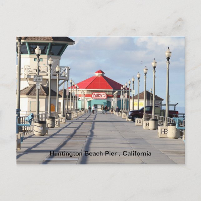 Carte Postale Quai Huntington Beach (Devant)