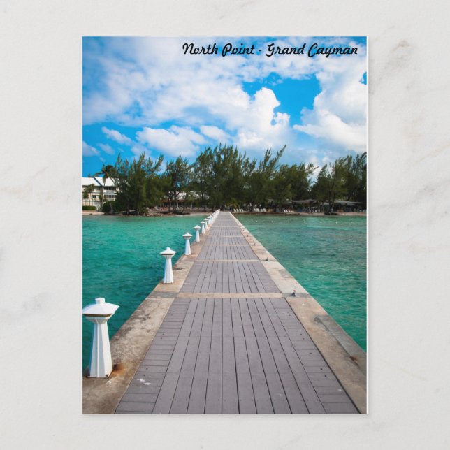 Carte Postale Quai North Point - Grand Cayman (Devant)