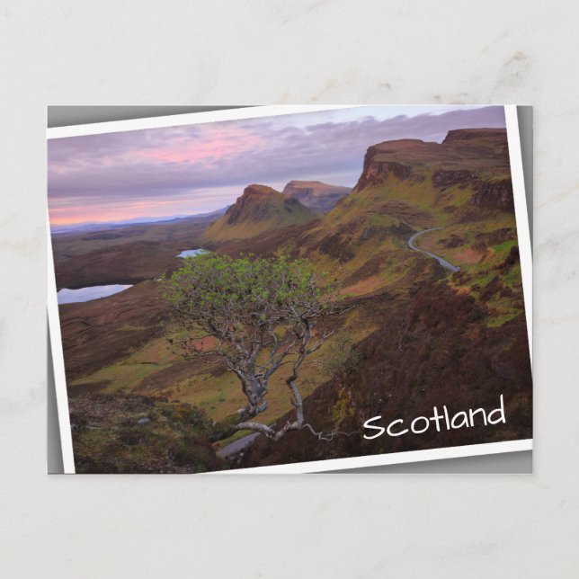 Carte Postale Quai paysage de lever du soleil sur Skye (Devant)