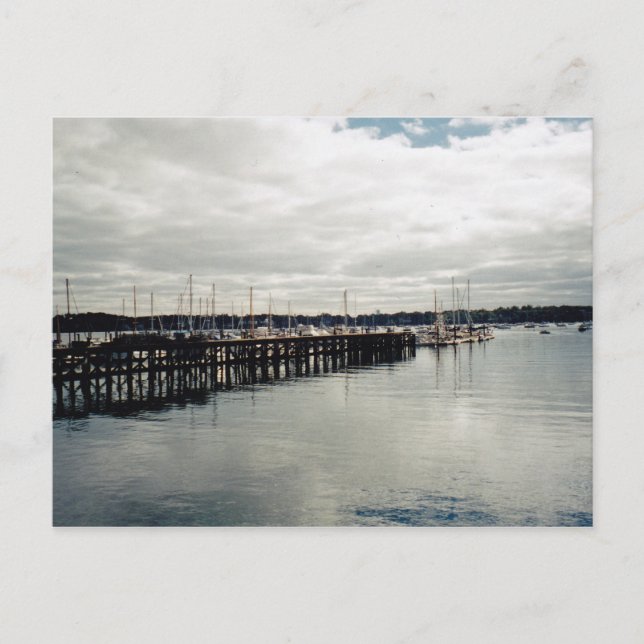 Carte Postale Quai pour bateaux (Devant)