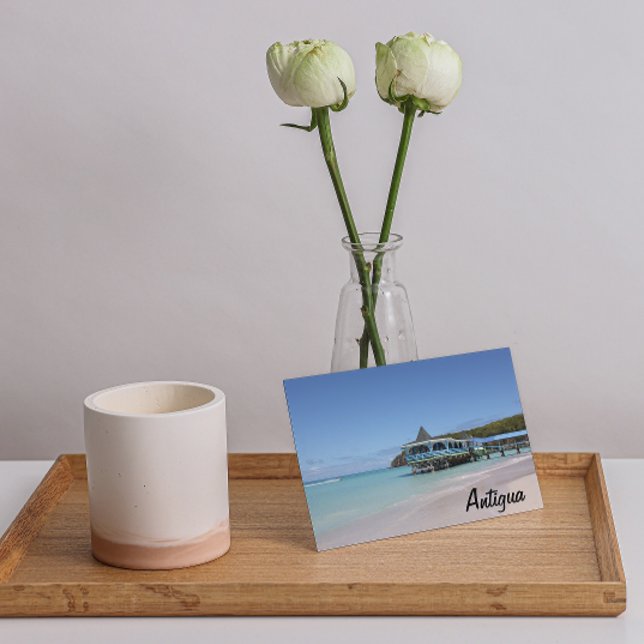 Carte Postale Quai Tropical Paradise sur Antigua (Créateur téléchargé)