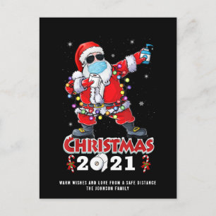 Carte Postale Quarantaine Joyeux Noël de Noël de Noël de vacance