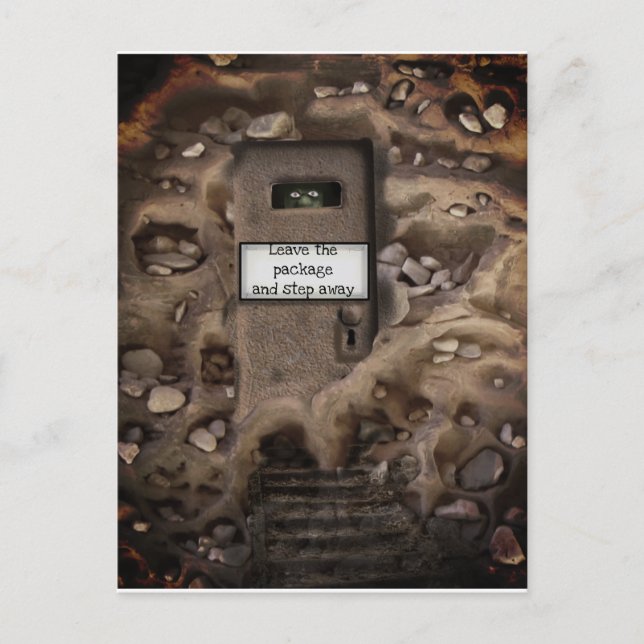 Carte Postale QUARANTINE TROLL FUNNY ISOLATION par Jetpackcorps (Devant)