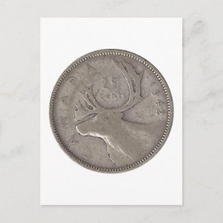 Carte Postale Quart canadien 1942