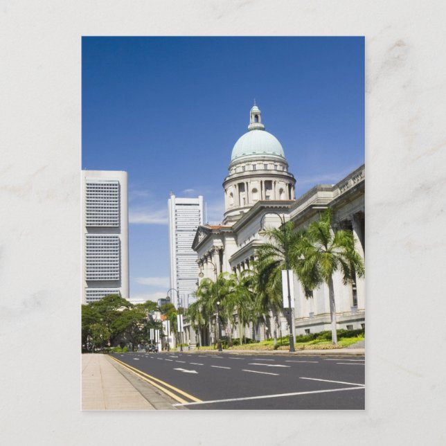 Carte Postale Quartier central de Singapour (Devant)