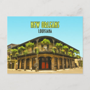 Carte Postale Quartier français de la Nouvelle-Orléans Louisiane