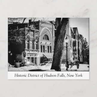 Carte Postale Quartier historique d'Hudson Falls
