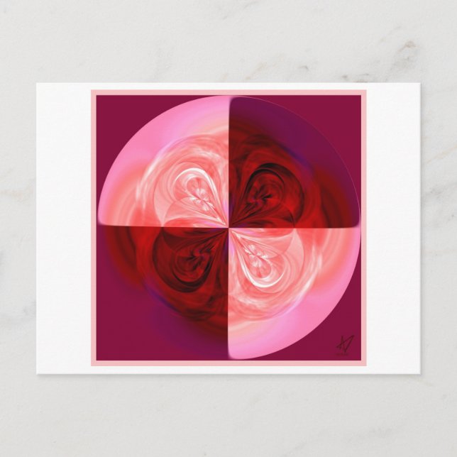 Carte Postale Quartiers roses (Devant)