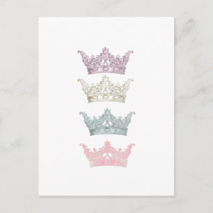 Carte Postale Quatre Couronnes Pastel